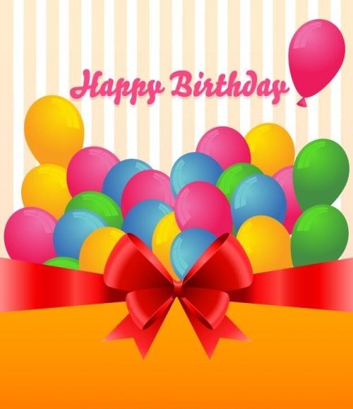 tarjetas de cumpleaños con globos 3 - happy birthday
